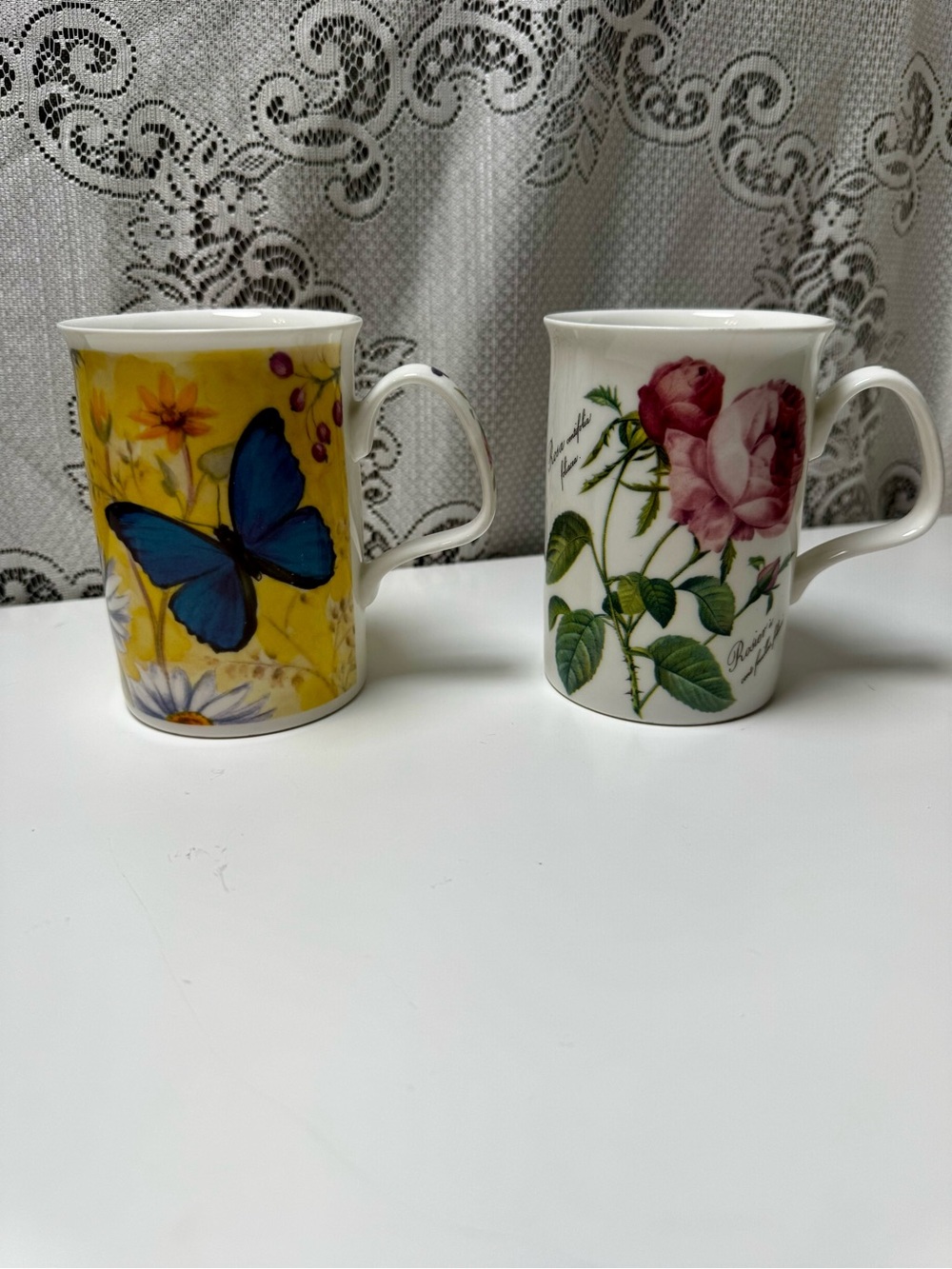 Vintage Roy Kirkhsm England Bone Chins Mug Lot 1996 & 1998